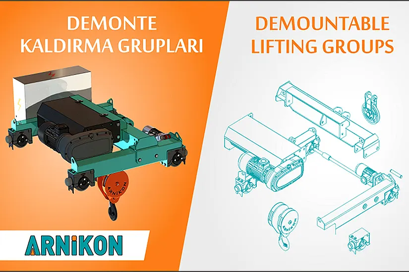 Effects of Demountable Lifting Groups on Hoists