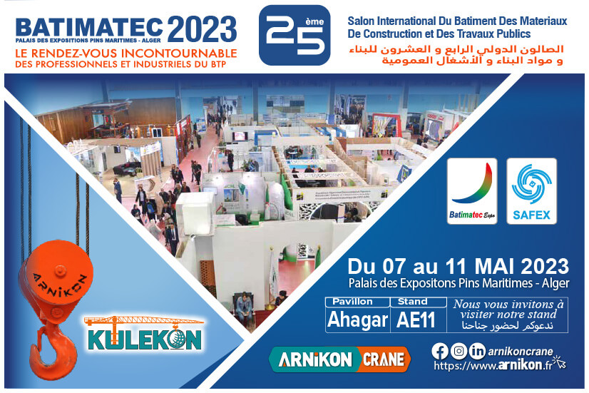 We are at BATIMATEC International Fair in AlgerİA