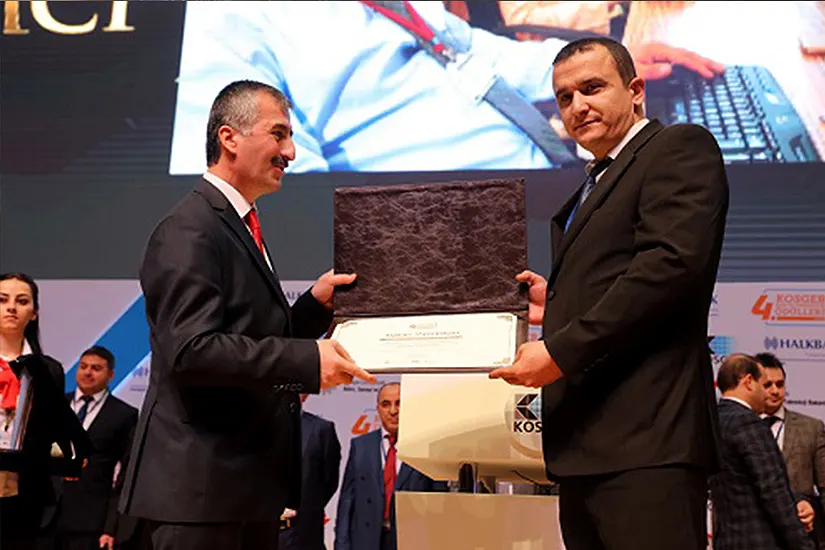 Entrepreneurship award given to Mr. AYÇİÇEK!