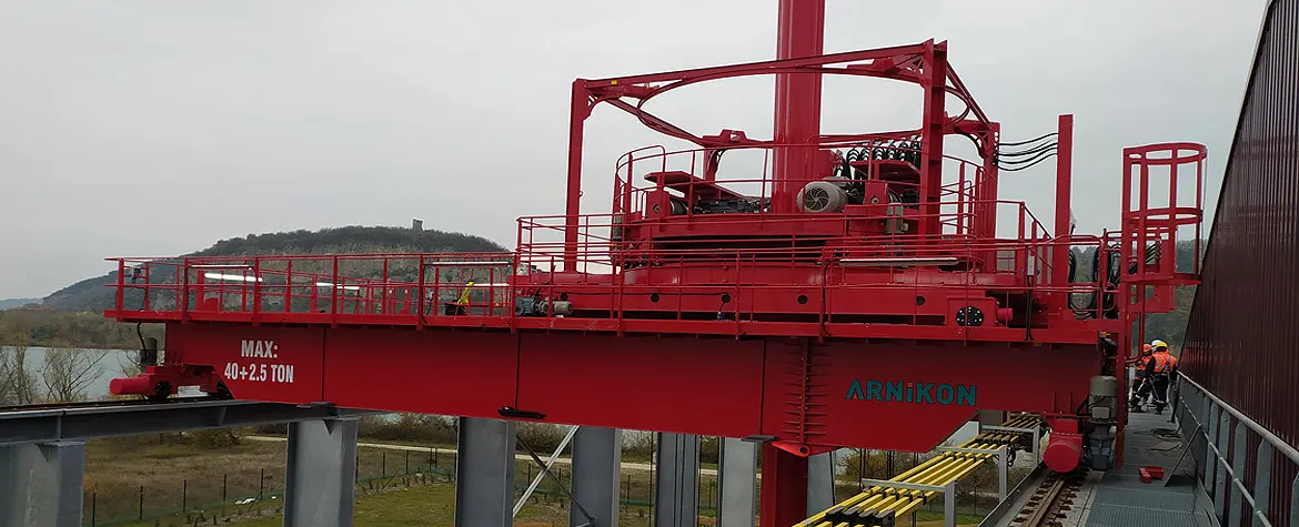 Rotary Hoist Cranes Solutions for Iron Steel Shop. Arnikon