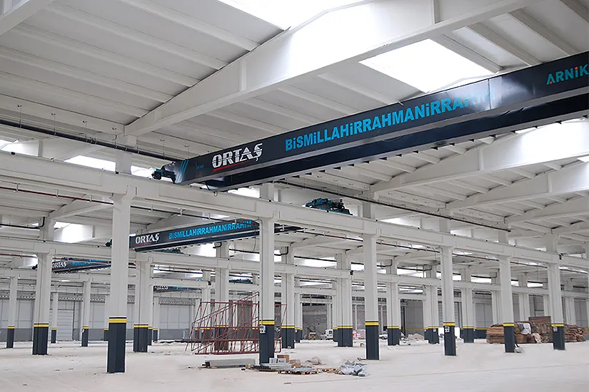 Electric Overhead Cranes delivered in 5th Industrial Zone of Konya