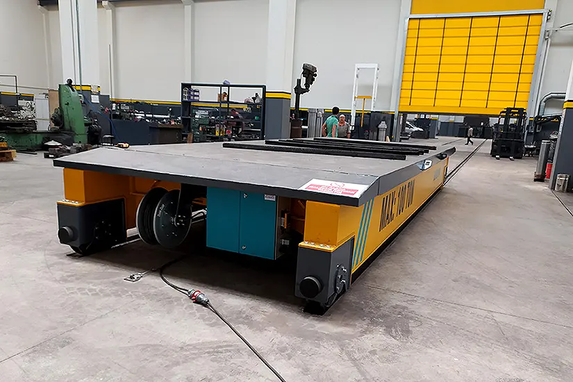 100 Ton Transfer Trolley (Transfer Cart) has been installed