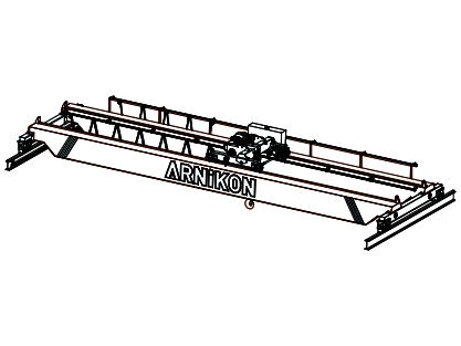 Overhead crane technical drawing